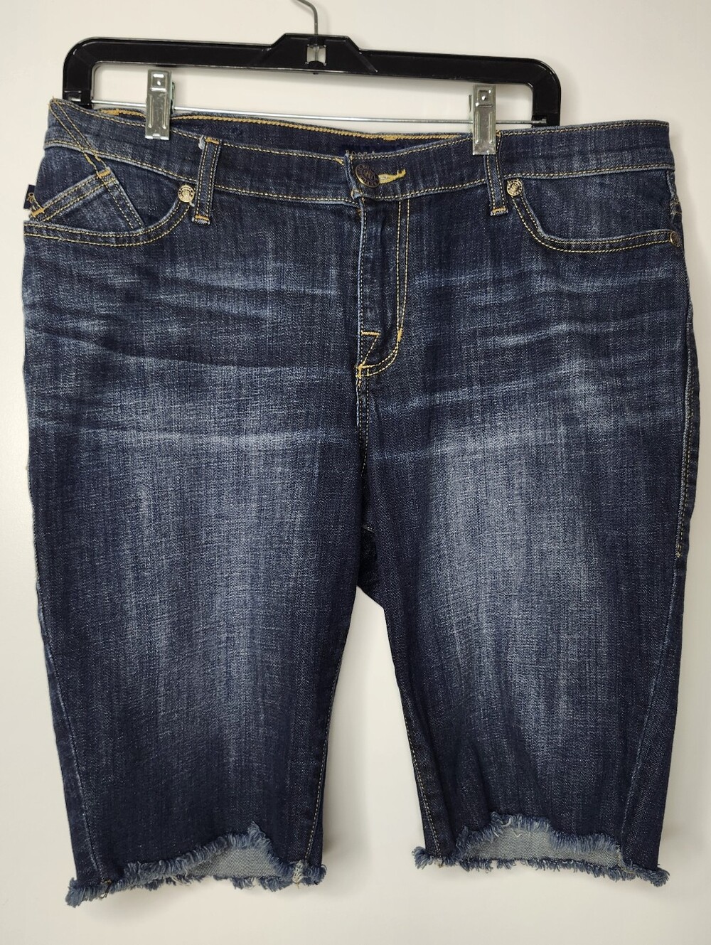 Rock & Republic Coachella Denim‎ Bermuda Shorts Womens 16 Jean Festival Casual